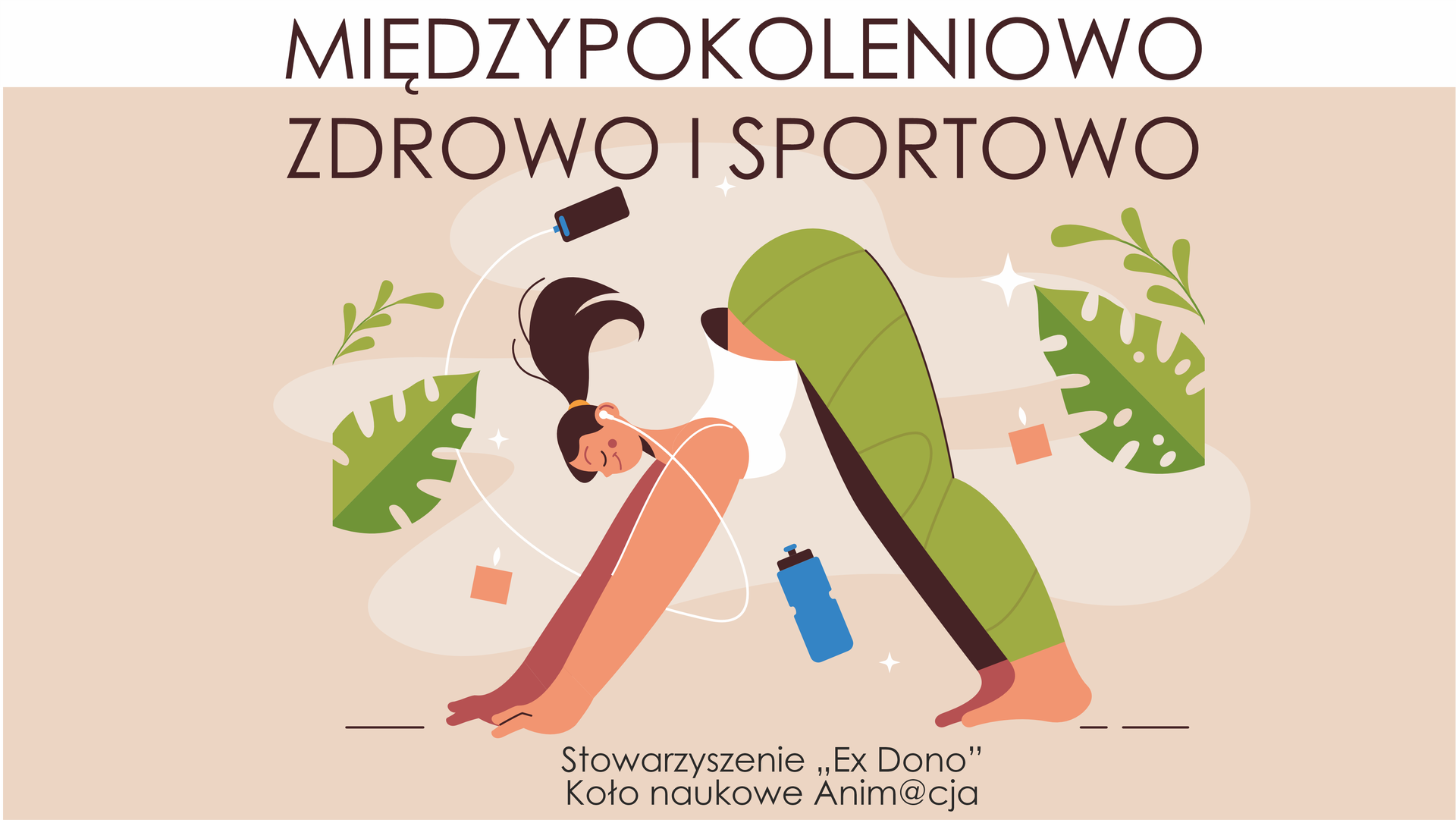 Zaproszenie na zajęcia z jogi "Międzypokoleniowo - zdrowo i sportowo"