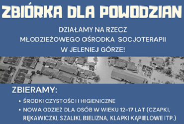 Zbiórka na rzecz Młodzieżowego Ośrodka Socjoterapii 20.11.2024